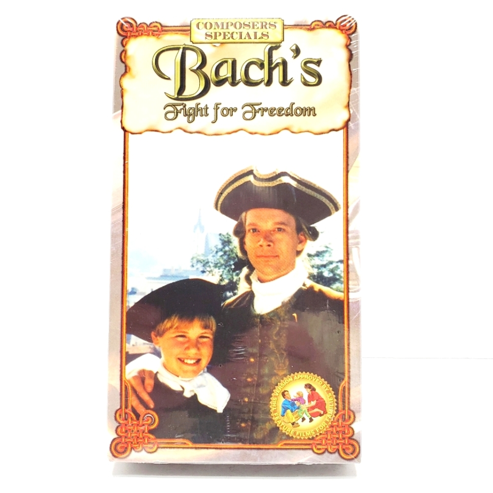 Bach's Fight for Freedom VHS Cassette NEW and Unopened 1995 Devine Productions